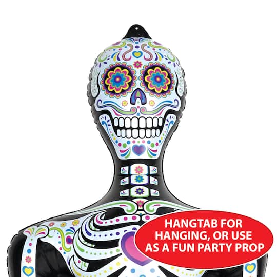 Beistle 4.5ft. Inflatable Day of the Dead Skeleton
